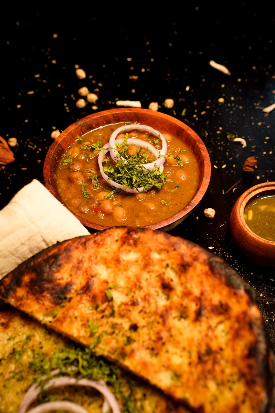 Kulcha and chole, ready to eat — The Bhatura Project